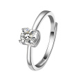 Ready to Ship High End Silver Jewelry Wedding Rings Adjustable Ring